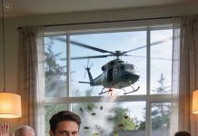 “You can’t even afford a car, so shut your damn mouth,” my dad sneered at our family meeting in the Portland suburbs—right in front of my mom, my lawyer sister from Seattle, and my Silicon Valley little brother. Then a helicopter touched down on the lawn. I smiled: “My ride’s here.” Dad went rigid. Mom crumpled…