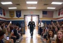 They Covered Her In Trash And Humiliated Her In Front Of The Whole School — Then The Gym Doors Flew Open And A Man In Uniform Walked In, Shattering The Silence Of That Hall Forever