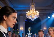 For a full year, the young heir of Whitmore Mansion hadn’t spoken a single word. Doctors called it trauma. But at a glittering engagement party packed with the city’s elite, the boy suddenly screamed “Mommy!”—not at his father’s fiancée, but at the maid. In that instant, the mansion’s darkest secret began to unravel.